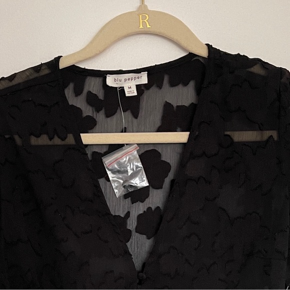 Black Button Down - Picture 4 of 4